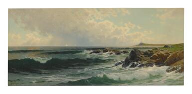 View full screen - View 1 of Lot 34. ALFRED THOMPSON BRICHER | COASTAL SCENE.