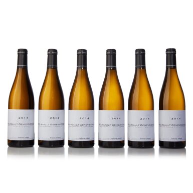 View full screen - View 1 of Lot 282. Meursault, Les Genevrières 2014 Antoine Jobard (12 BT).