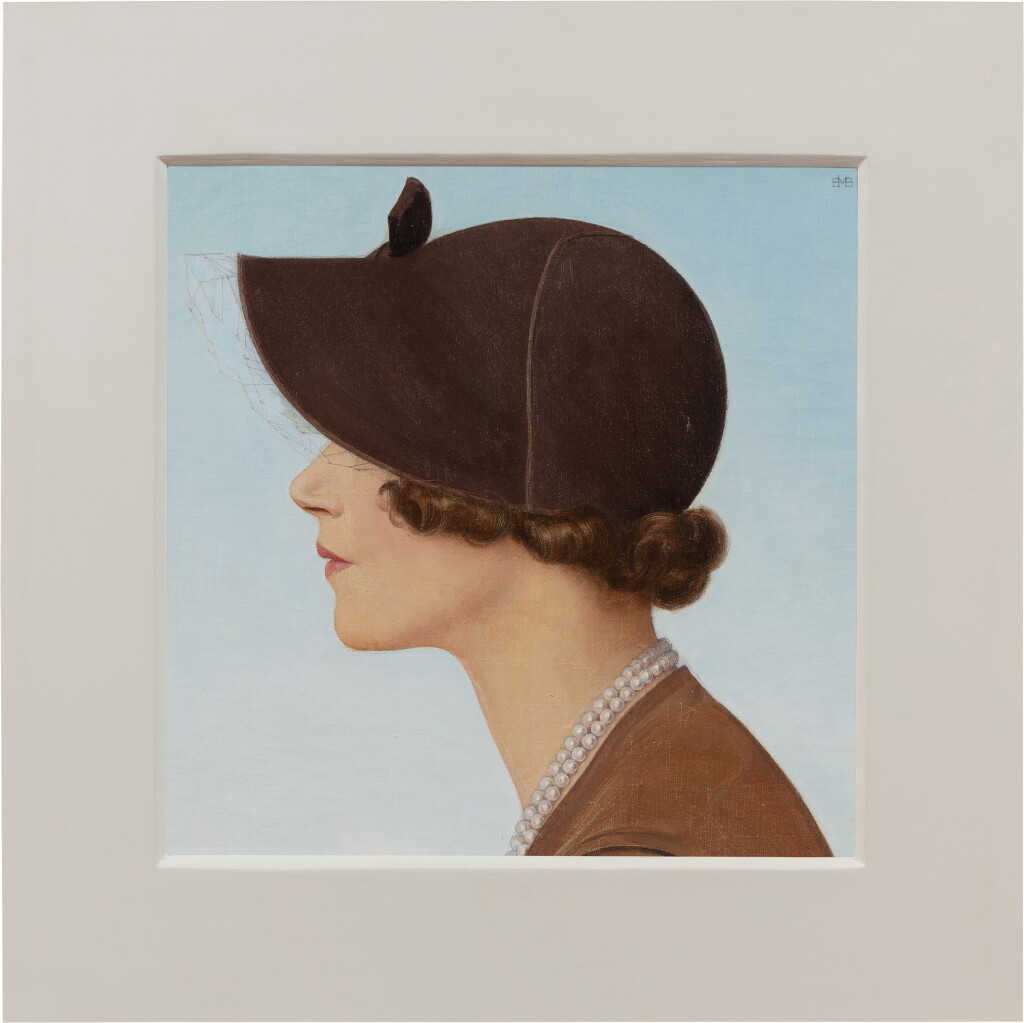 View full screen - View 1 of Lot 310. A Young Woman with a hat.