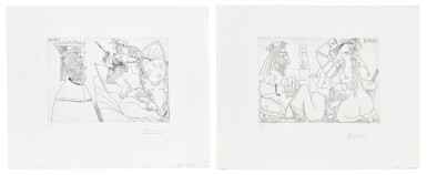 View full screen - View 1 of Lot 430. The 347 Series: Two Prints (Bloch 1792-1793; Baer 1809-1810).