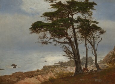 View full screen - View 1 of Lot 14. Coastal Scene, California.