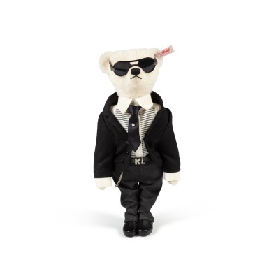 View full screen - View 1 of Lot 75. Karl Lagerfeld teddy bear by Steiff.