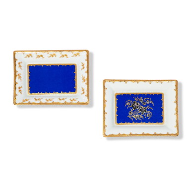 View full screen - View 1 of Lot 145. PATEK PHILIPPE | PORCELAINE DE LIMOGES VIDE POCHE 'SACRE COEUR' A PAIR OF PORCELAIN AND ENAMEL DISHES, CIRCA 2001.