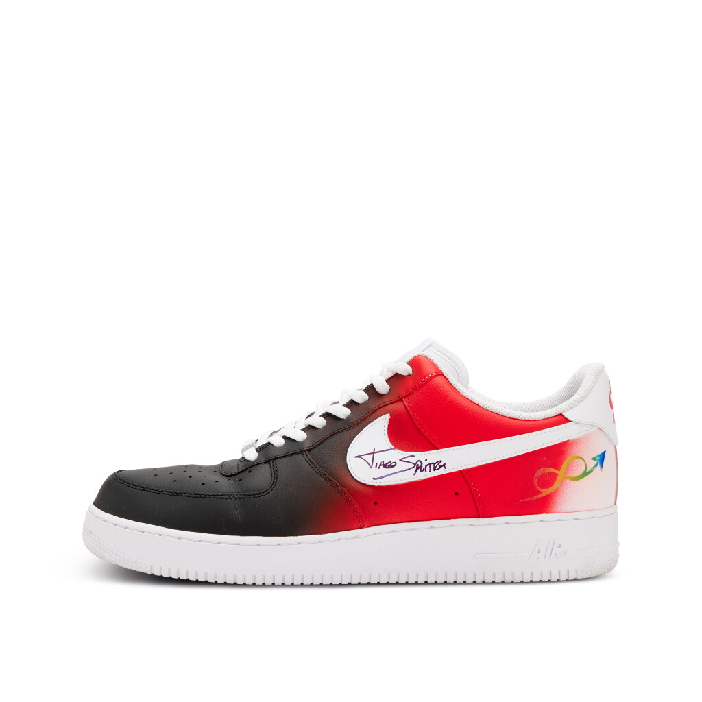 View full screen - View 1 of Lot 106. Tiago Splitter Portland Trail Blazers 2025-2026 Game Worn and Signed Custom Air Force 1s | To The Max Foundation | Matched to 2 Games.