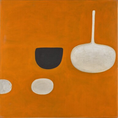 View full screen - View 1 of Lot 105. Still Life on Orange.