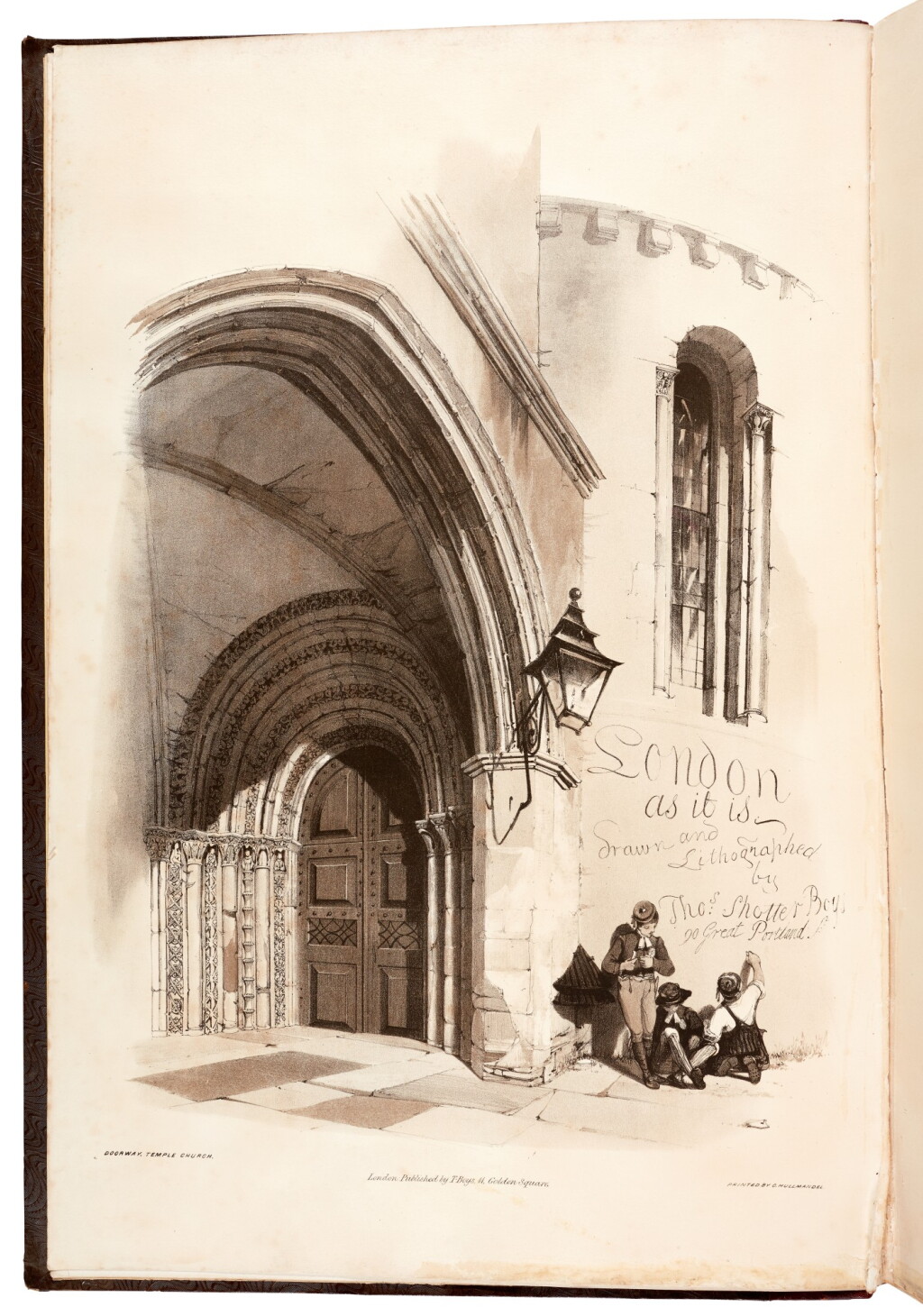 View full screen - View 1 of Lot 10. BOYS | Original views of London as it is. London: Thomas Boys, 1842.