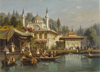 View full screen - View of The Mihrimah Sultan Mosque.