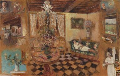 View full screen - View 1 of Lot 327. Carton d'étude I, Pont-L'Évêque .