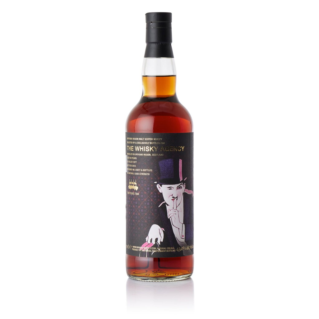 View full screen - View 1 of Lot 2271. Speyside Region The Whisky Agency 40 Year Old 43.0 abv 1977 (1 BT70).