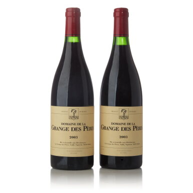 View full screen - View 1 of Lot 461. Domaine de la Grange des Pères 2003 (2 BT).