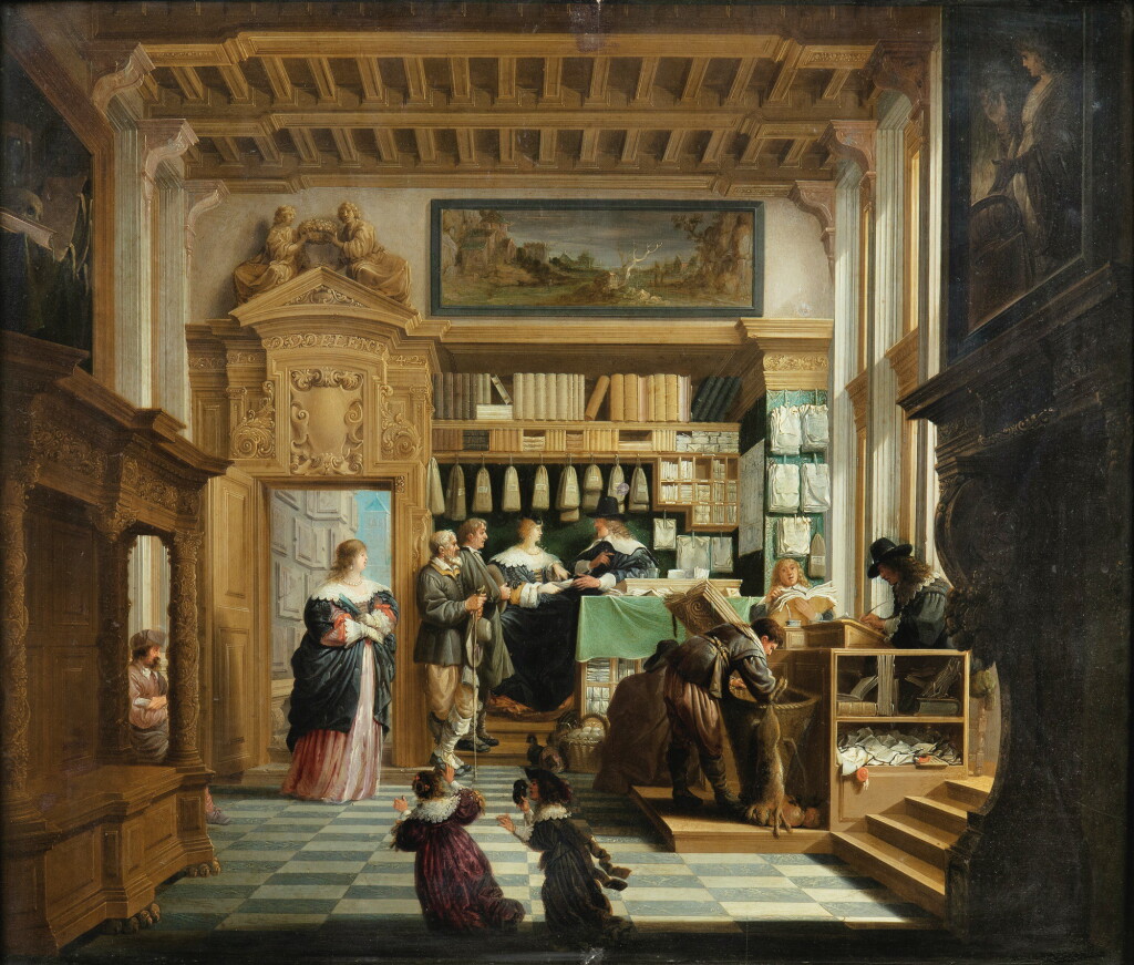 View full screen - View 1 of Lot 31. DIRCK VAN DELEN | THE LAWYER'S CABINET.
