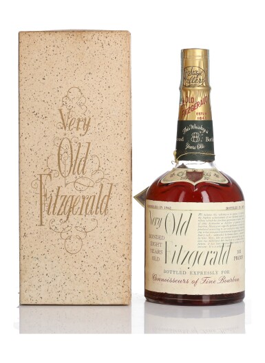 View full screen - View 1 of Lot 161. Very Old Fitzgerald 8 Year Old 100 Proof 1962 (1 BT 4/5 Quart).