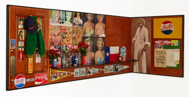 View full screen - View 1 of Lot 418. Shrine to Marilyn Monroe, in a Texas Diner.