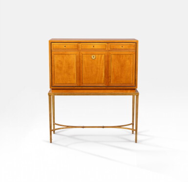 View full screen - View 1 of Lot 92. Drop-leaf writing desk | Secrétaire à abattant.
