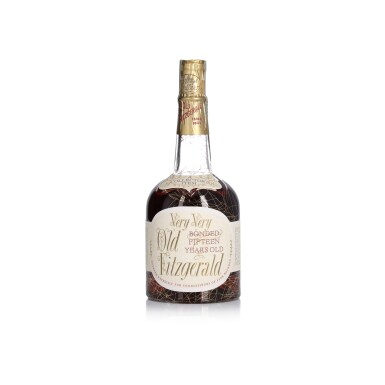 View full screen - View 1 of Lot 129. Very Very Old Fitzgerald 15 Year Old 100 Proof 1951 (1 4/5 Quart).