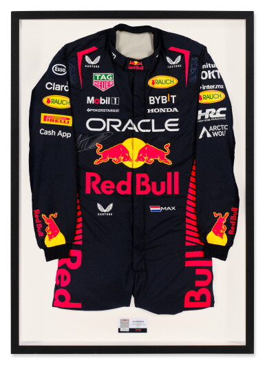 View full screen - View 1 of Lot 25. Max Verstappen 2023 Canadian Grand Prix Victory Race Worn and Signed Suit | 41st Victory Career Victory Tying Ayrton Senna | 100th Team Red Bull Victory.