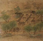 ANONYME, HUIT VUES DE YUANMING YUAN DYNASTIE QING | 清 圓明園八景 設色絹本 八開冊 | Anonymous, Eight views of Yuanming Yuan, ink and colour on silk, album of eight leaves, Qing Dynasty