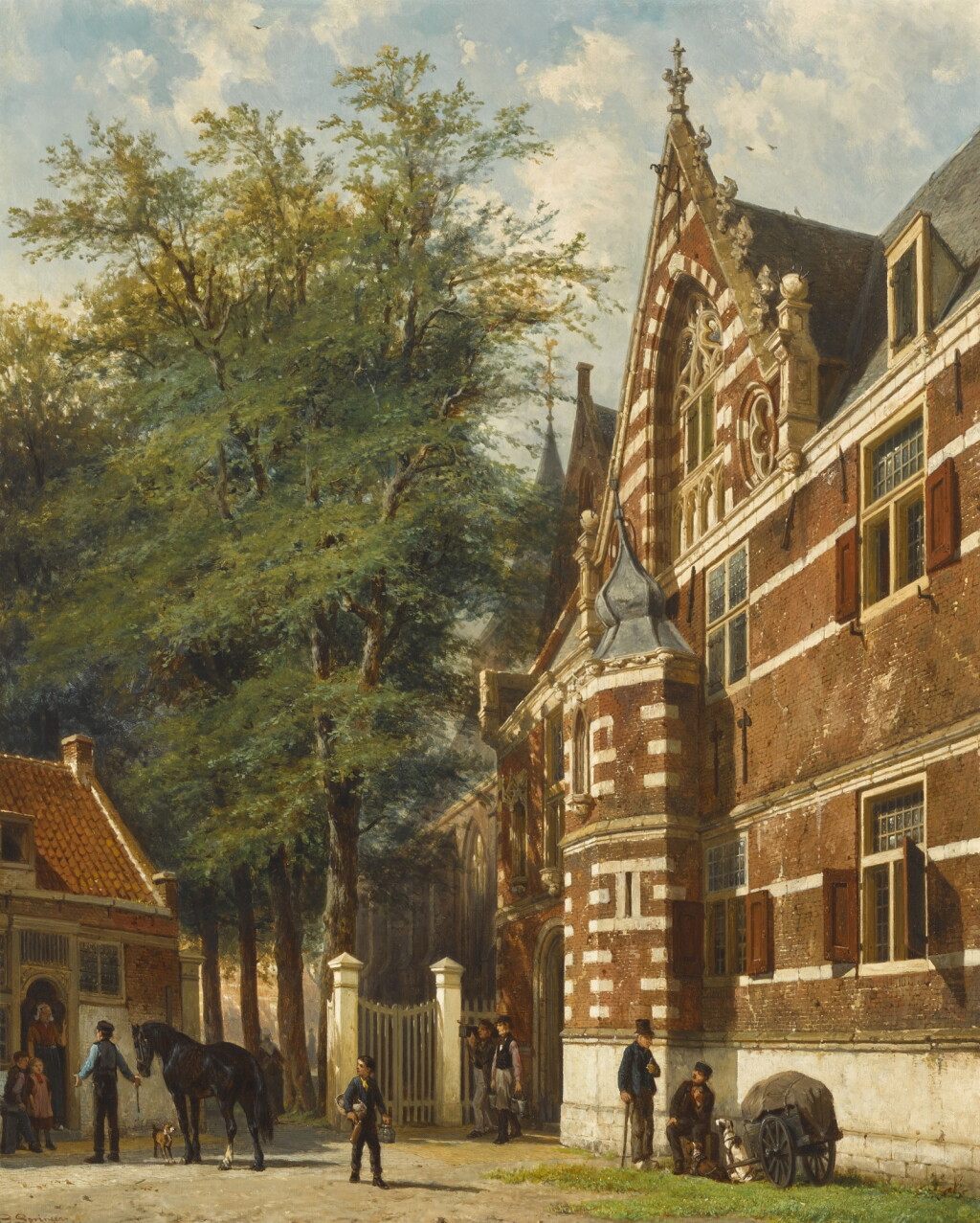 View full screen - View 1 of Lot 547. Groote Kerk in Edam.