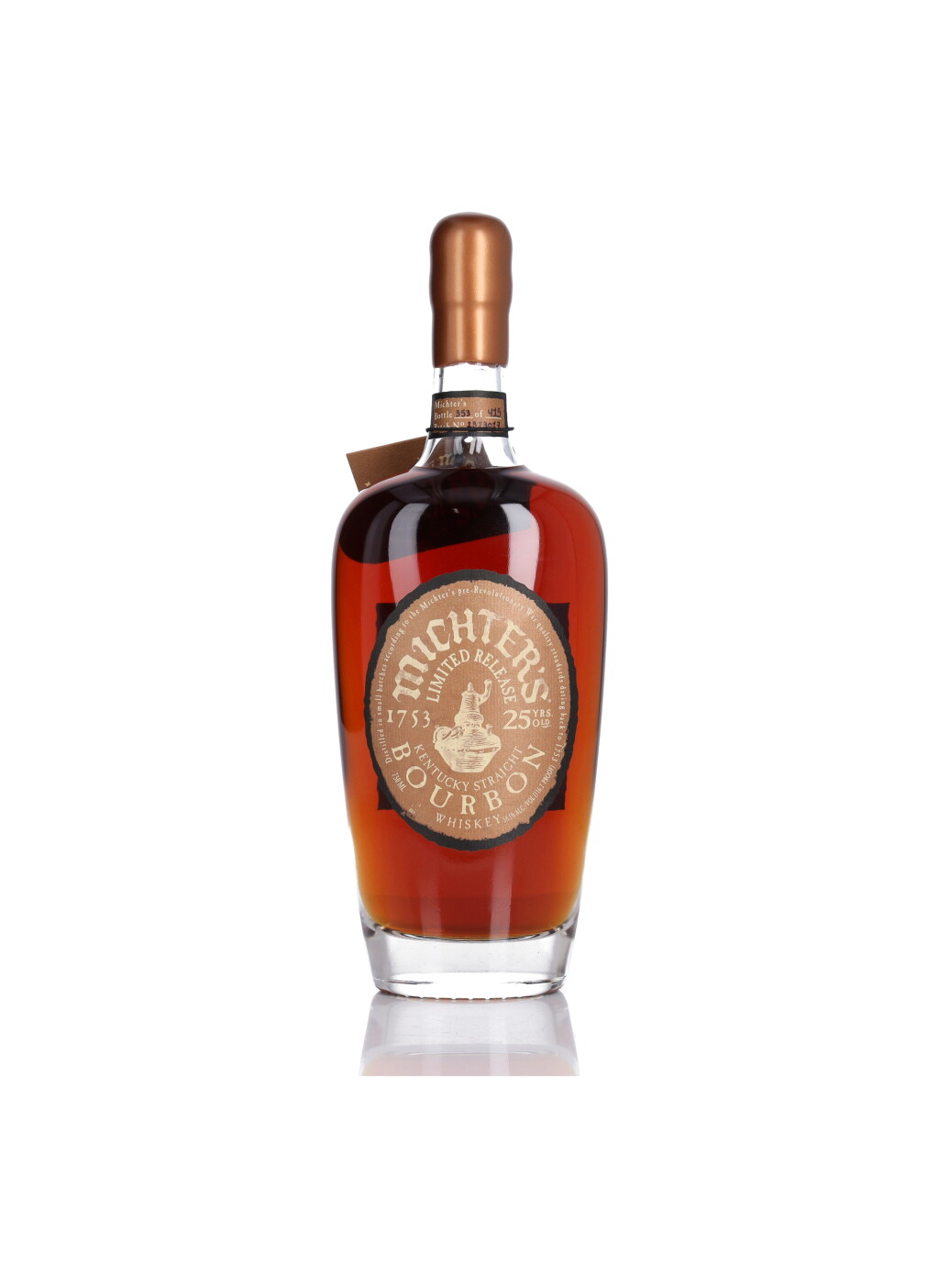 View full screen - View 1 of Lot 211. Michter's Small Batch Bourbon 25 Year Old 116.2 Proof NV (1 BT 75cl).