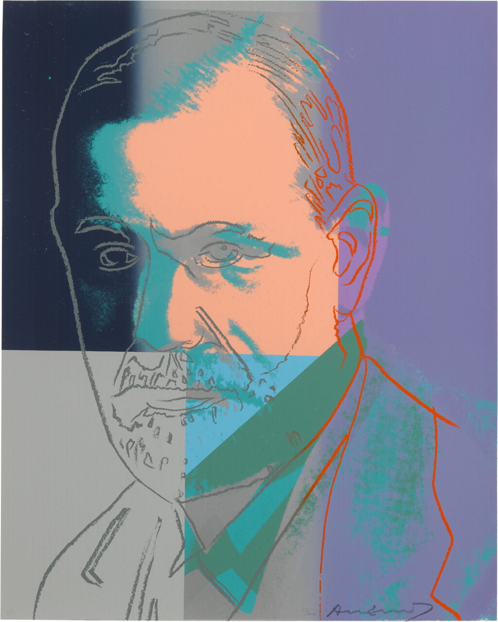 View full screen - View 1 of Lot 306. ANDY WARHOL | SIGMUND FREUD (F. & S. II.235).