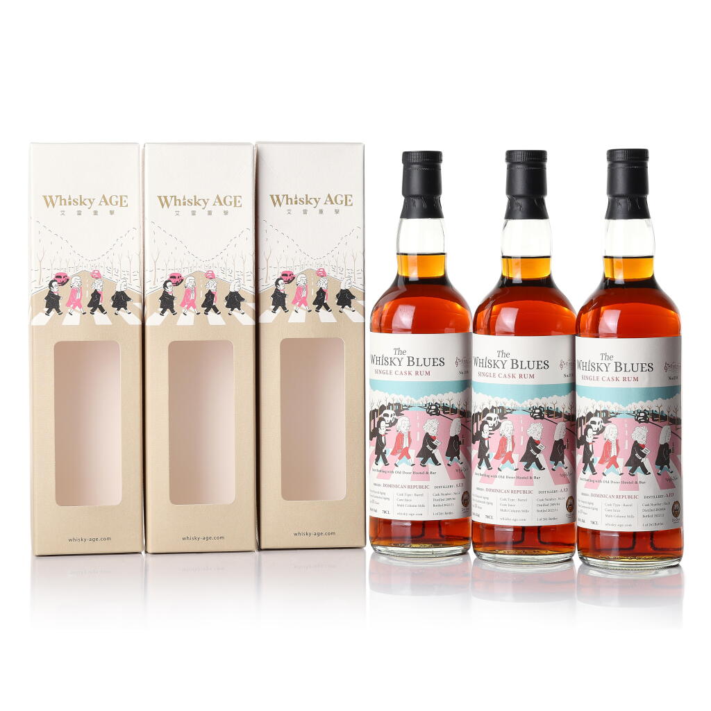 View full screen - View 1 of Lot 3443. Dominican Rum A.F.D. Distillery The Whisky Blues 13 Year Old Cask #14 58.8 abv 2009 (3 BT70).