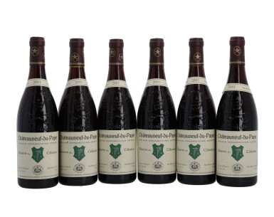 View full screen - View 1 of Lot 1004. Châteauneuf du Pape Rouge, Réserve des Célestins 2001 Henri Bonneau (12 BT).