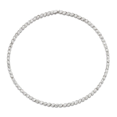 View full screen - View 1 of Lot 193. DIAMOND NECKLACE, STERLÉ, 1960S.