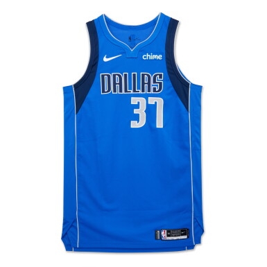 View full screen - View 1 of Lot 23. Joe Wieskamp Dallas Mavericks 2023-2024 Game Worn Icon Edition Jersey .