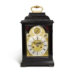 Daniel Quare and Stephen Horseman, No.197. A George I quarter repeating table clock movement, London, circa 1720, with later associated dial and case