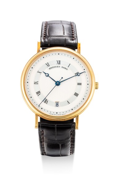View full screen - View 1 of Lot 107. BREGUET | CLASSIQUE, REFERENCE 5930, A YELLOW GOLD WRISTWATCH WITH DATE, CIRCA 2010.