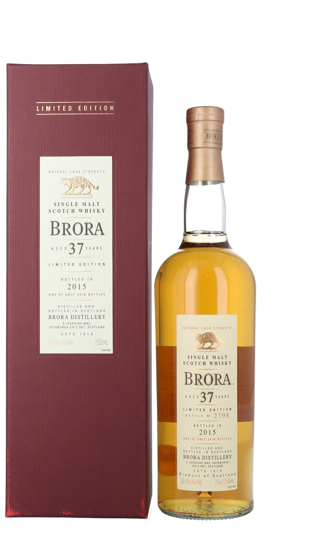 View full screen - View 1 of Lot 5389. Brora Fourteenth Annual Release 37 Year Old 50.4 abv NV (1 BT75).