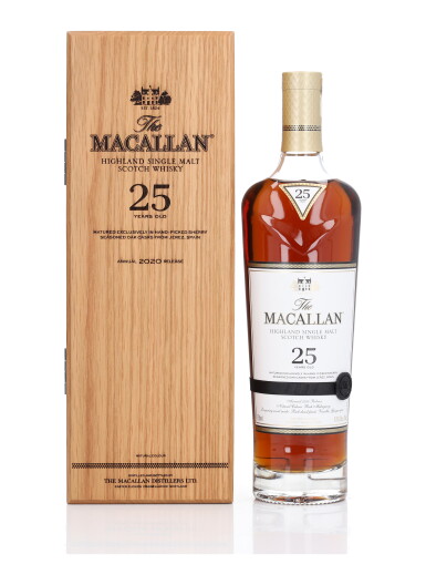 View full screen - View 1 of Lot 37. The Macallan 25 Year Old Sherry Oak 43.0 abv NV (1 Bottle 75cl).