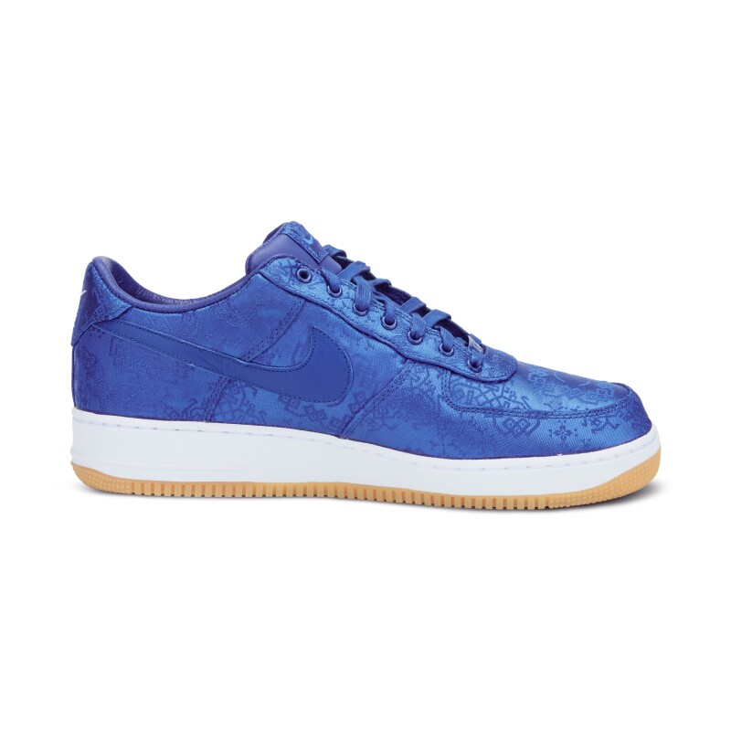 Nike Nike Air Force 1 CLOT Blue Silk | Size 13 Available For Immediate Sale At Sothebyâs