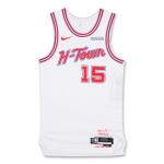 Reed Sheppard Houston Rockets 2025-2026 Game Worn City Edition Jersey