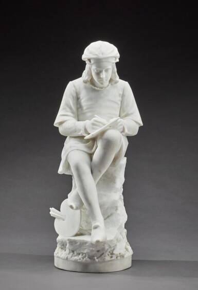 View full screen - View 1 of Lot 79. Raphael sketching.