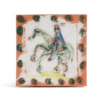View full screen - View 1 of Lot 112. Cavalier et cheval (A. R. 595).