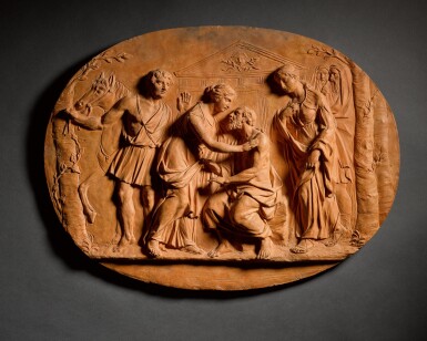 View full screen - View 1 of Lot 225. Relief with Diogenes.