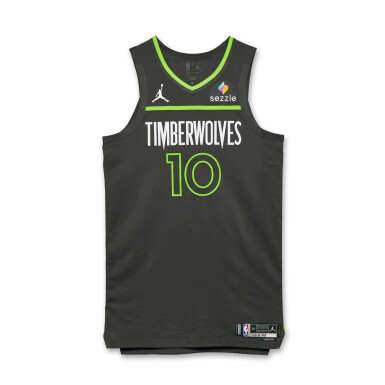 View full screen - View 1 of Lot 53. Mike Conley Minnesota Timberwolves 2026 NBA Playoffs Western Conference Round 1 Game Worn Statement Edition Jersey | Game 1 .