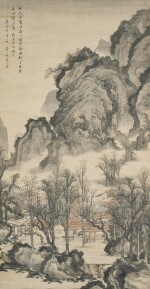 Su Xun 蘇濬 | Landscape after Dong Qichang 仿董其昌詩意圖