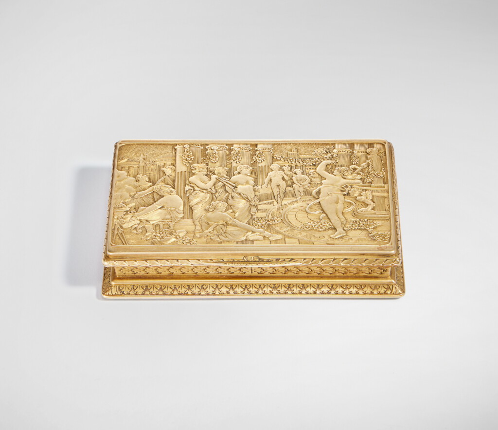 View full screen - View 1 of Lot 710. A Continental Gold Snuff Box, early 19th Century.