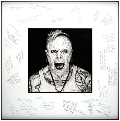 View full screen - View 1 of Lot 169. Kirk Andrews, b. 1962 | 'Keef' Keith Flint .