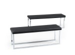 XXth century work, Pair of benches, circa 2000 | Travail du XXe siècle, Paire de banquettes, vers 2000