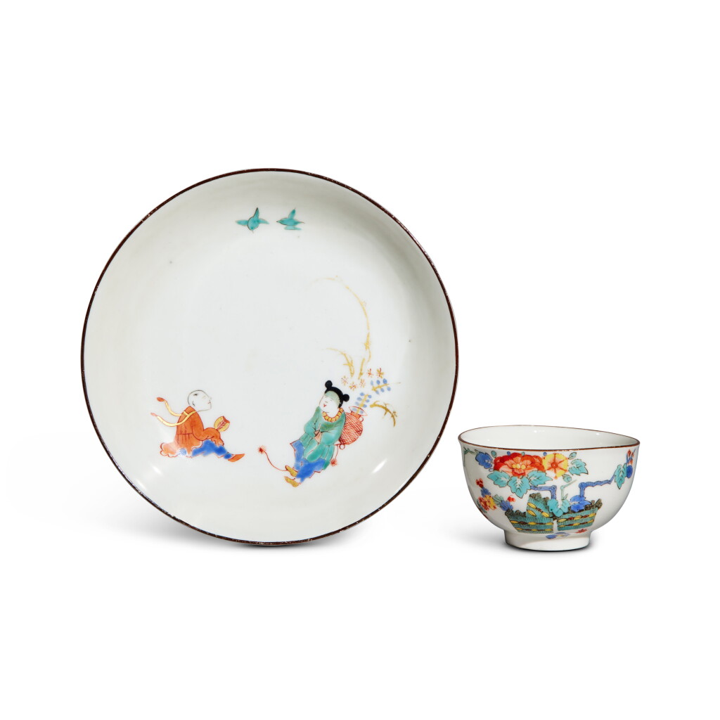 View full screen - View 1 of Lot 5. A Meissen Kakiemon Saucer Dish, Circa 1730.