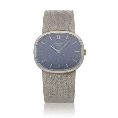 View full screen - View 1 of Lot 75. White gold bracelet watch Circa 1980.