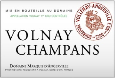 View full screen - View 1 of Lot 398. Volnay, Les Champans 2011 Marquis d'Angerville (12 BT).