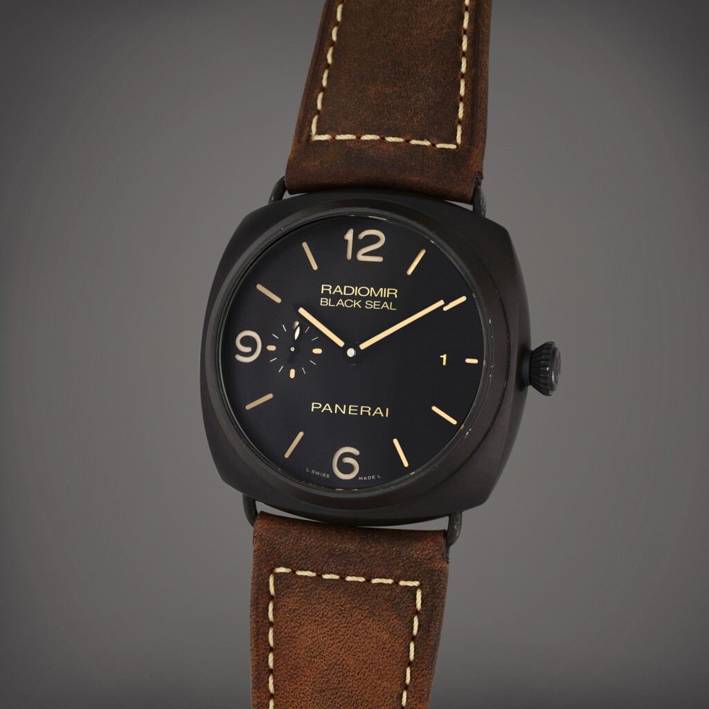 View full screen - View 1 of Lot 74. Reference PAM 00505 Radiomir Composite Black Seal | A limited edition Composite automatic wristwatch with date, Circa 2015.