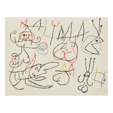 View full screen - View 1 of Lot 133. JOAN MIRÓ | UBU AUX BALÉARES (M. 757-788; SEE C. BKS. 146).