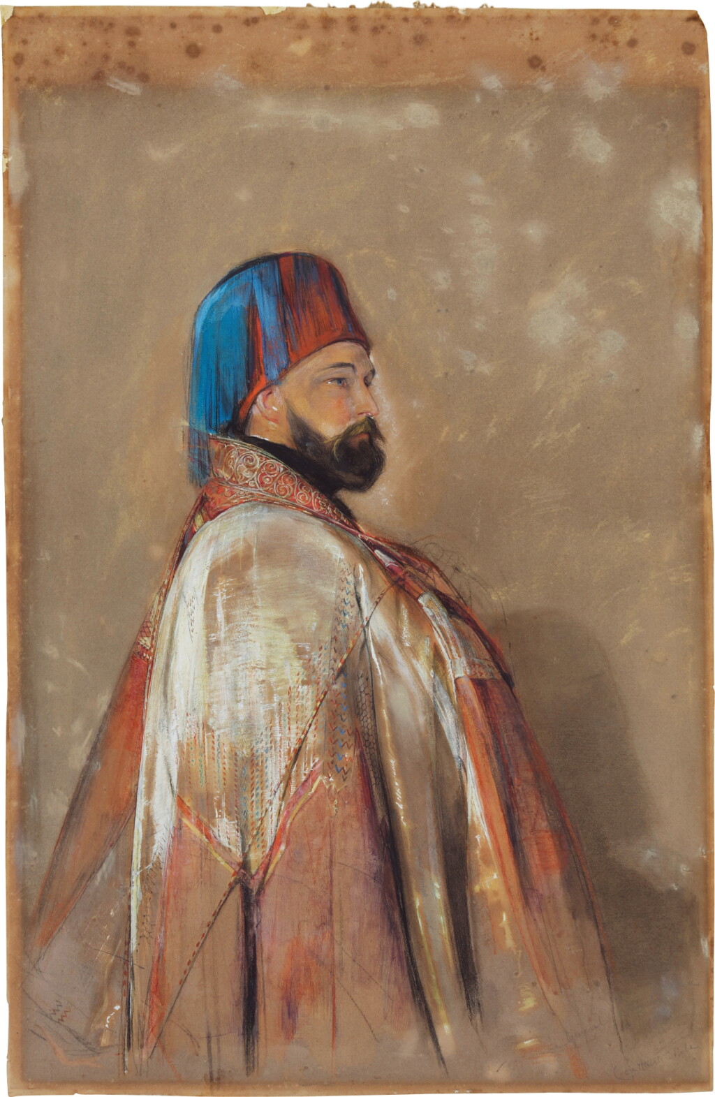 View full screen - View 1 of Lot 49. Portrait of General Jochmus Pasha, circa 1841.