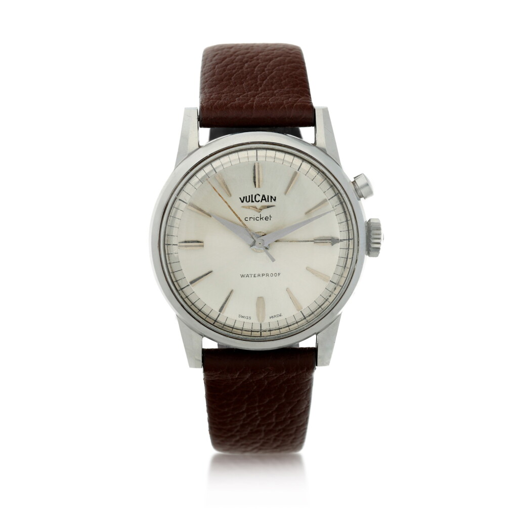 View full screen - View 1 of Lot 153. Reference 303006 Cricket A stainless steel wristwatch with alarm, Circa 1960.
