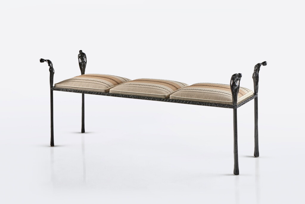 View full screen - View 1 of Lot 21. "Aux Caryatides Hautes" Bench.
